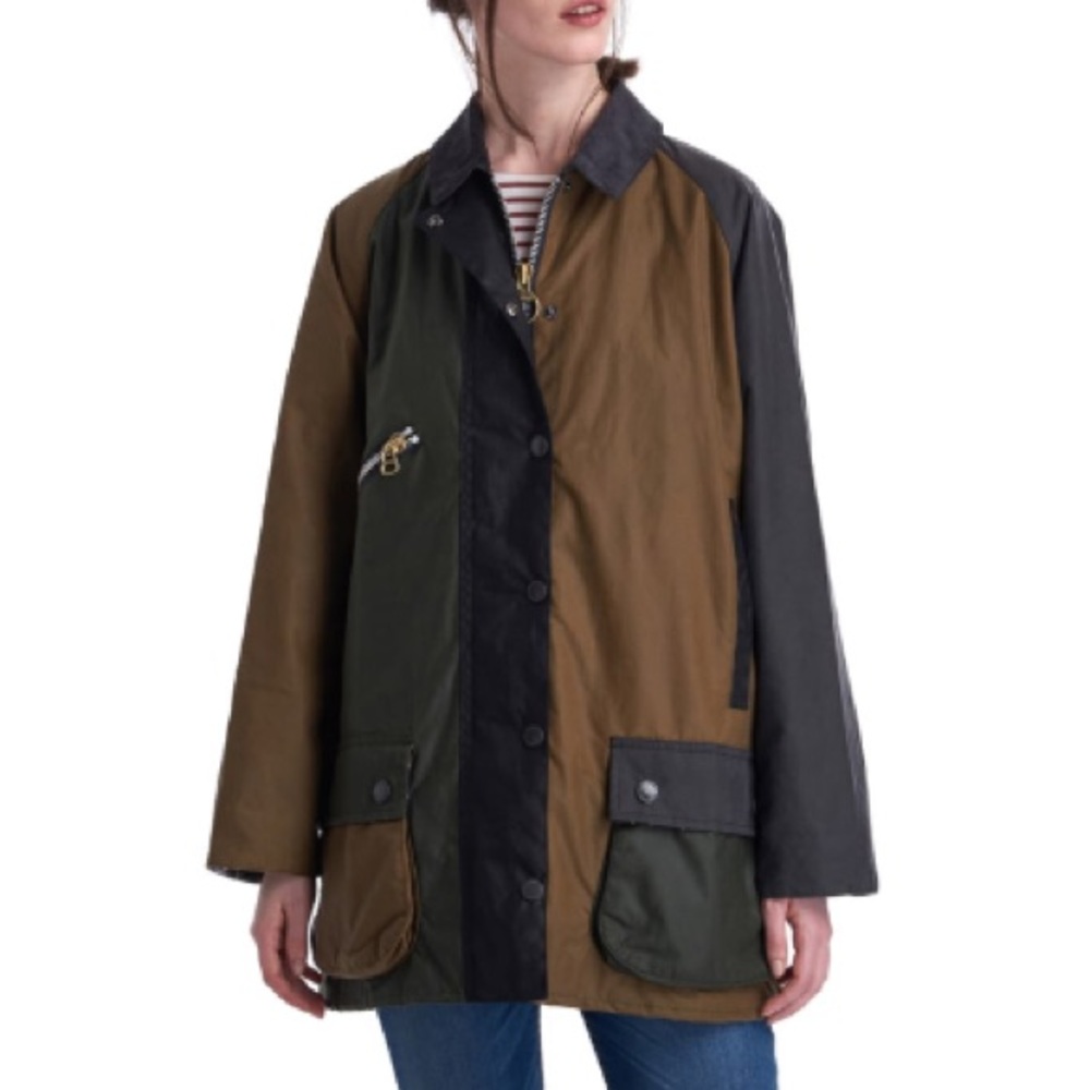 ALEXACHUNG Patch Waxed Cotton Jacket